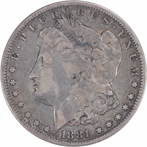 1881-CC Morgan Silver Dollar VF Uncertified #130