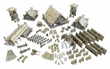 Battle Systems Fantasy Terrain Northern Settlement Core Set D D DND 28mm
