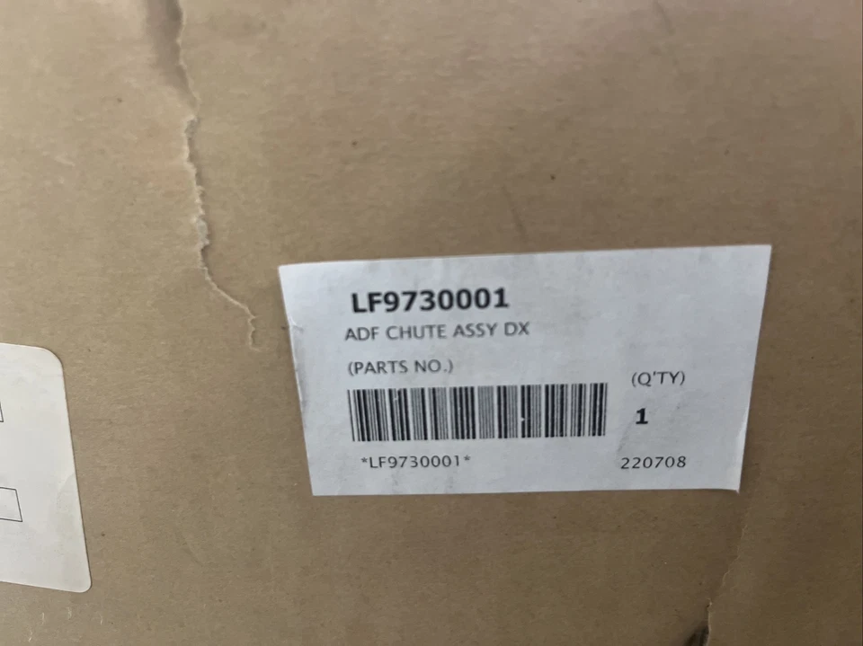 Brother LF9730001 Doc Feeder Chute Assembly - Image 2 of 3