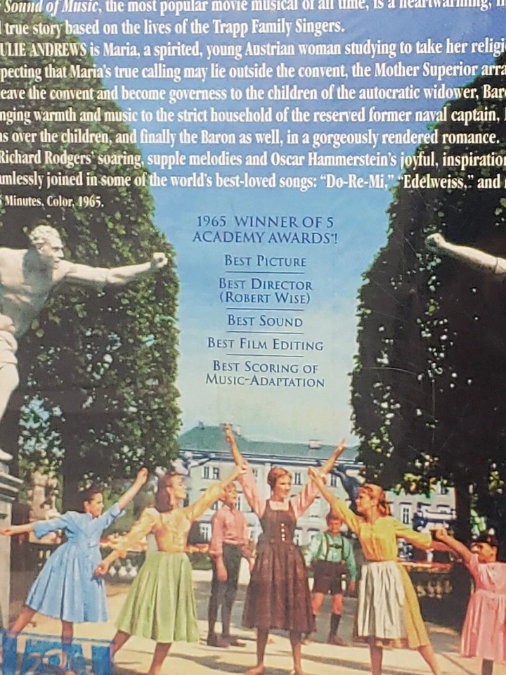 The Sound Of Music VHS Tape 1996 Digitally Mastered New Sealed With Water Mark - Image 4 of 4