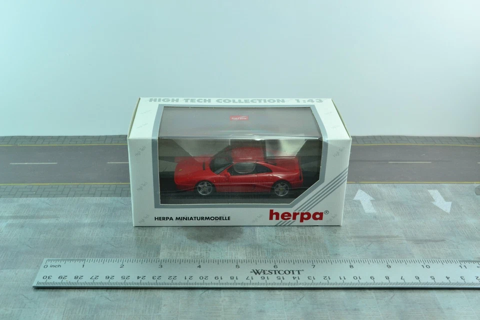 Coche Herpa 010108 Ferrari 348 tb rojo escala 1/43 Foto 2 de 2