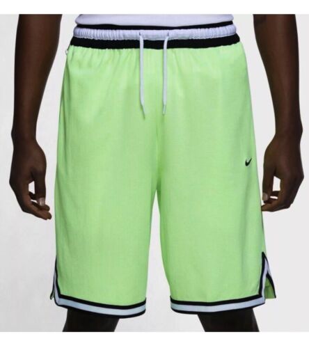 NWT Nike DRI-FIT DNA DR7228-345 Men Basketball Shorts Loose Fit Lime Glow Size L