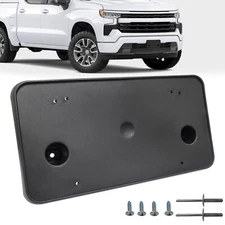 For 2023-24 Silverado 1500 Front License Plate Frame Tag Holder Bracket 86772168
