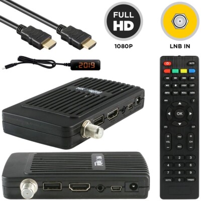 Mini Sat Receiver FullHD Astra-Hotbird-Türksat vorprogrammiert MK Digital HD-62s