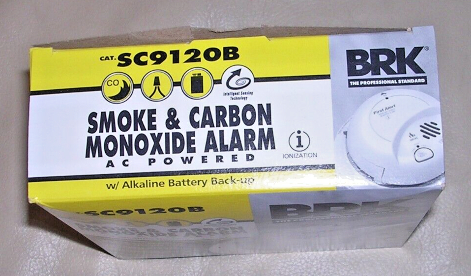 NEW First Alert BRK SC9120B Smoke And Carbon Monoxide With Battery BackUp Safety 29054513069 eBay