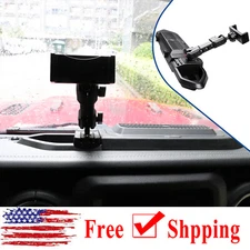 Car Black Cell Phone Mount Holder Bracket Accessories For Jeep Wrangler JL 2018+