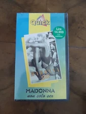 MADONNA NON SOLO SEX - VHS VIDEO QUICK NUOVA SIGILLATA * RARA *