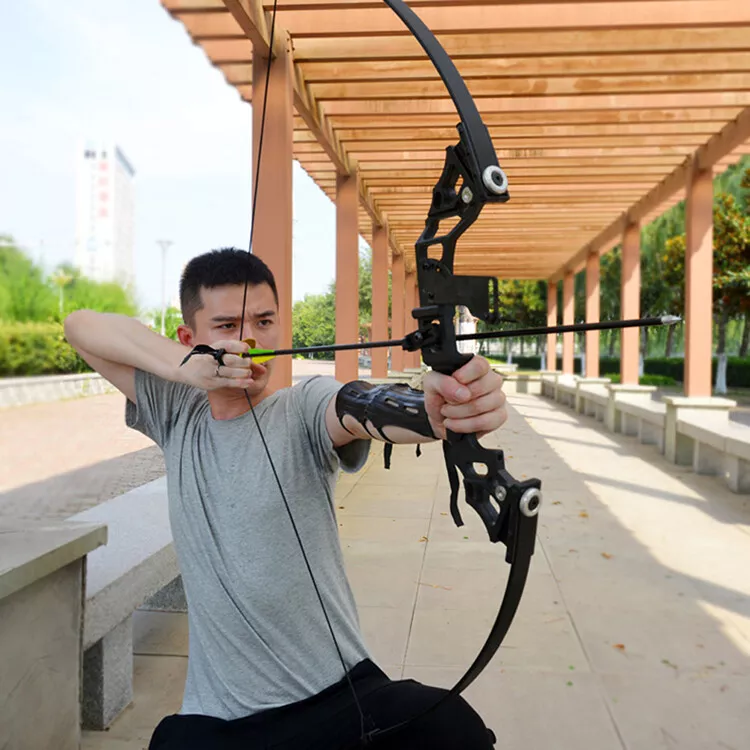 30 50lbs Straight Bow Powerful Archery Recurve Bow Professional Bow Arrows