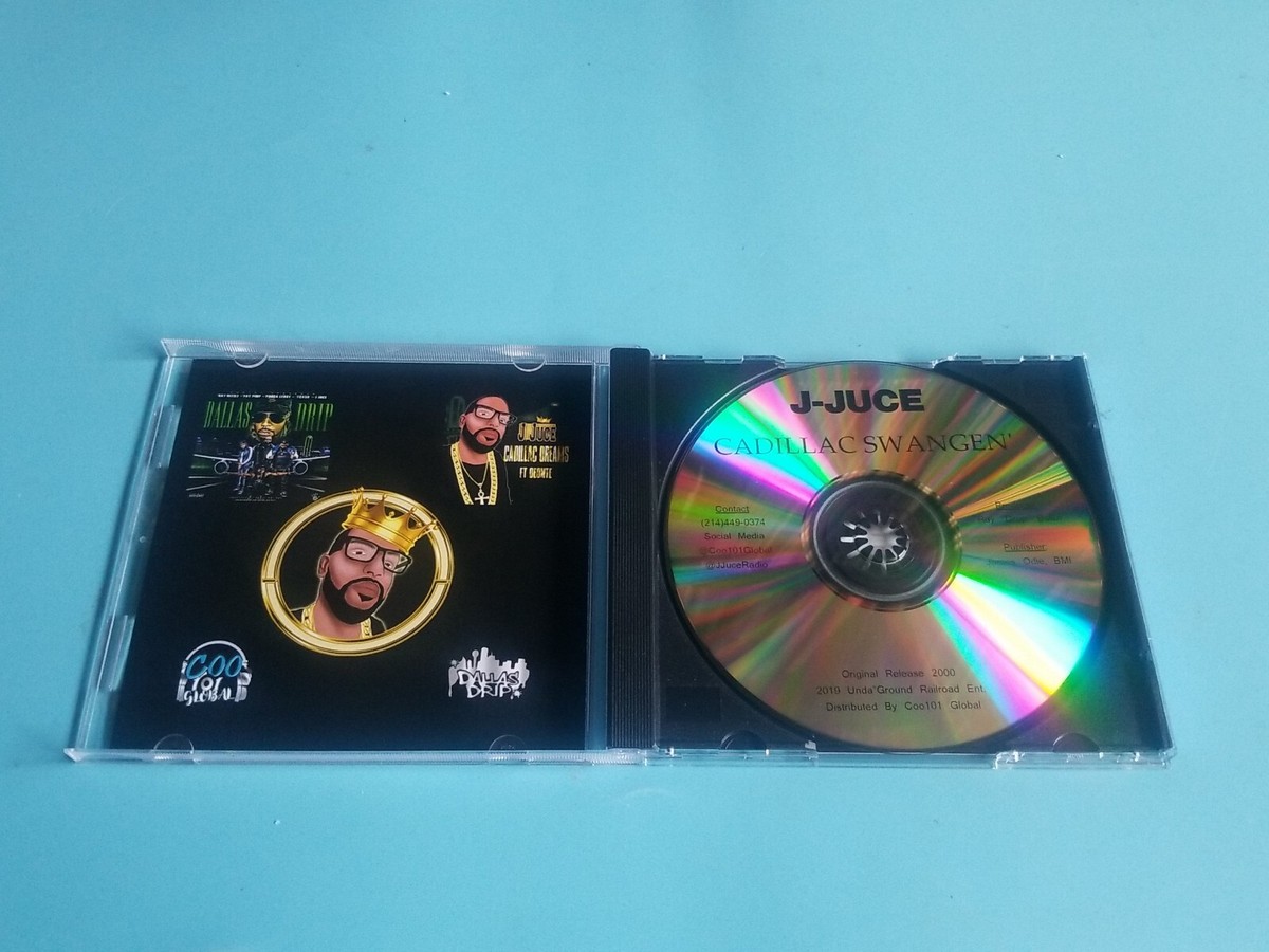 J-Juce – Cadillac Swangen' 2019 NM CD Houston Rap Lil Keke J-Juce – Cadillac Swangen' 2019 NM CD Houston Rap Lil Keke