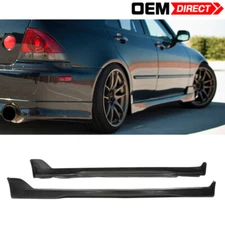 Fits 01-05 Lexus IS300 Altezza Sxe10 TR Style Side Skirts Rocker Panel Extension