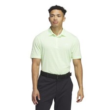 Adidas Men's Ultimate365 Mesh Print POLO GOLF SMALL GREEN WHITE NEW NWT