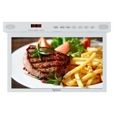 SYLVOX Kitchen TV 15.6" Under Cabinet TV 1080P Small TV for Bedroom RV Camper