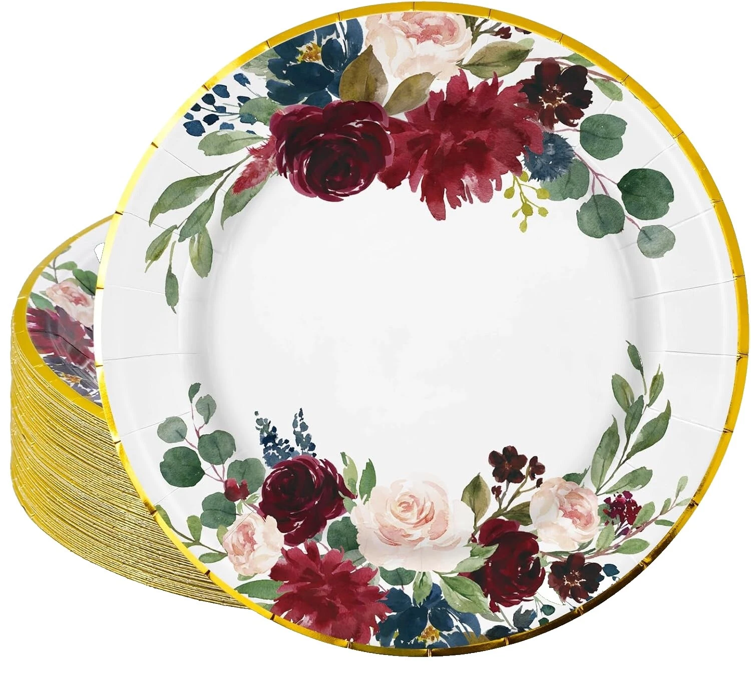 Fiesta Floral Cumpleaños Papel Vajilla & serveware