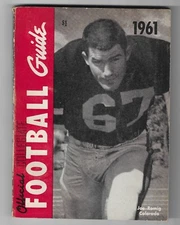 1961 Official Collegiate Football Guide Paperback Book Joe Romig Colorado
