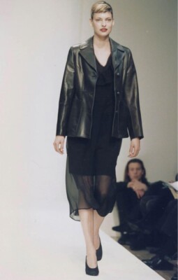 ジャケット・アウター FW1994 PRADA WOMEN LEATHER JACKET PRADA FW1994 Leather Jacket Size 40 Dark Brown Women's | eBay