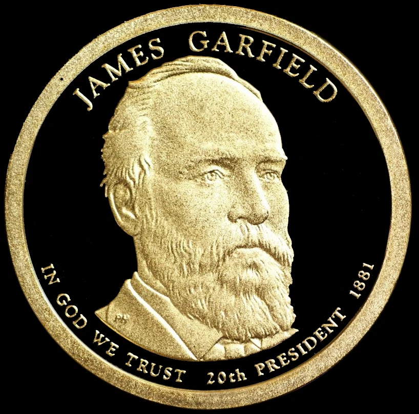 2011 S James Garfield Roll ~ Presidential Dollars Mint Proof from Proof Set  - Image 2 of 3
