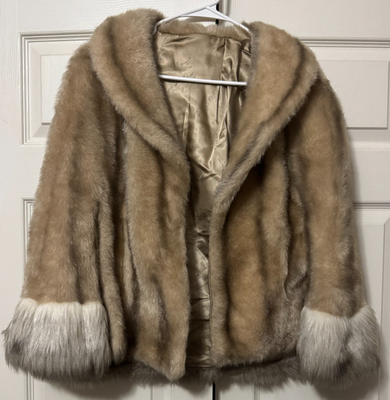 Regina Glenara By Glenoit Vintage Designer Taupe Blonde Faux  display picture 2