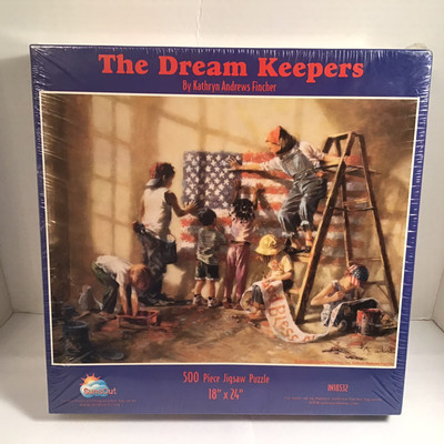 SunsOut The Dream Keepers 500 Piece Jigsaw Puzzle Kathryn Andrews Fincher 18x24