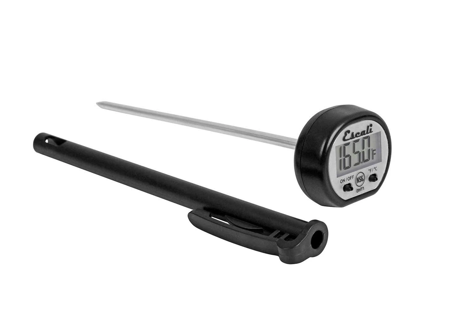 Digital Display Kitchen Thermometer, Target Cooking for Meat, Anti Roll Desig...