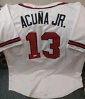 Ronald Acuna Jr Autographed Atlanta Custom White Full Name Baseball Jersey - JSA