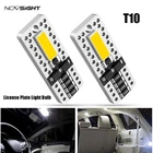 2X T10 194 168 W5W 2825 COB LED License Plate Interior Light Bulbs 6500K White