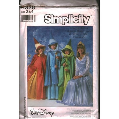 Simplicity 8328 Disney Princess Aurora Sleeping Beauty Fairy Costume Pattern 2 4