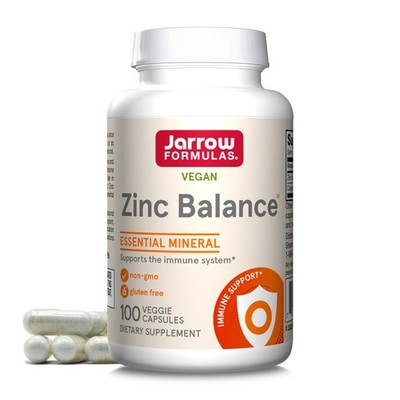 Jarrow Formulas Zinc Balance 15 mg - 100 Servings (Veggie Caps) - Zinc with