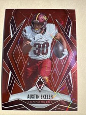 2025 Phoenix Austin Ekeler Red Lazer /199 Washington Commanders