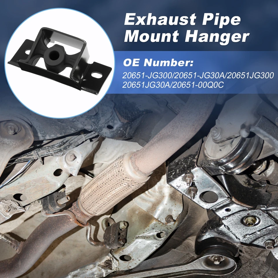 Front Exhaust Pipe Mount Insulator Hanger for Nissan Rogue 2008-2021 20651-JG300 - Image 3 of 4