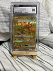 Pokemon Graded Pikachu ex #236/187 Japanese Terastal Festival ex CGC 10