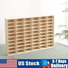 60 Grids for Wheels Diecast Car Matchbox Wooden Display Storage Cabinet Cas