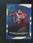 2017 Donruss #327 Patrick Mahomes II Chiefs RC Rated Rookie