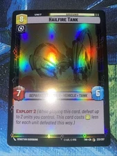 Star Wars Unlimited, Twilight of the Republic - Hailfire Tank Foil