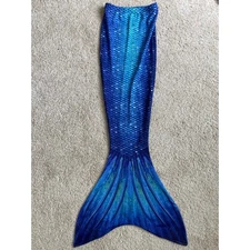 Sun Tails Blue Lagoon Mermaid Tail Girls Size Medium Swimming Swimsuit Costume