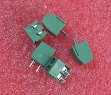 100pcs 3.96mm Pitch 2 pin 2 way Straight Pin PCB Screw Terminal Blocks Connector