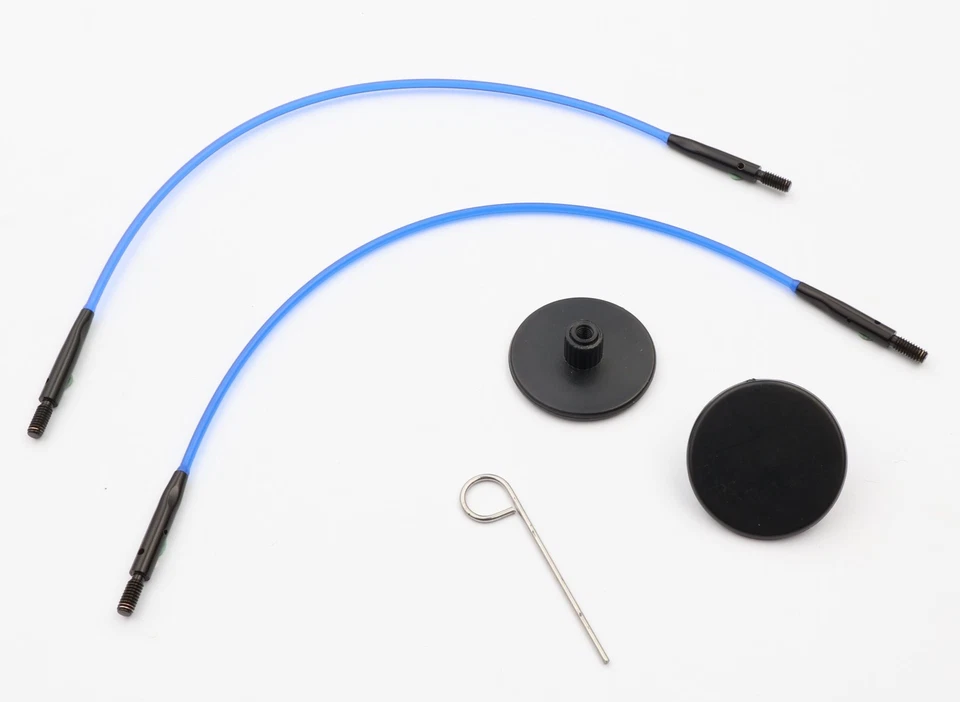 KNITPRO Knit Pro Mini-Nadelseile Set blau für austauschbare Rundnadeln 27/30 cm