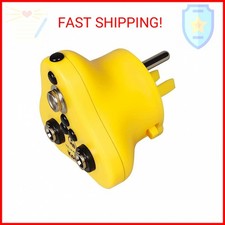 KooMall 1Meg Ohm Safe Grounding Plug for Wrist Straps, Anti Static Mat, ESD Sens