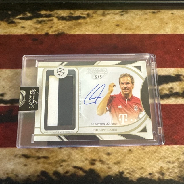 2025 Topps Dynasty Bayern München Philipp Lahm Match Worn Patch Auto 5/5