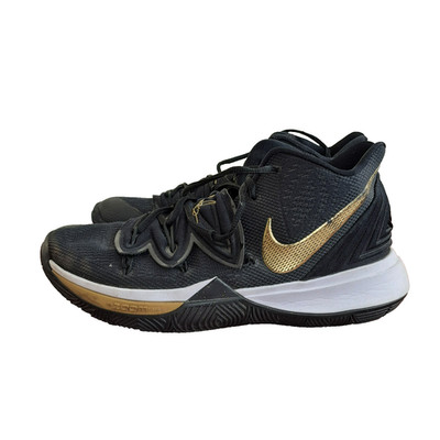 Nike Kyrie 5 EP Basketball Shoes Mens Sz 9 Black/Gold Lace Up Athletic Sneakers