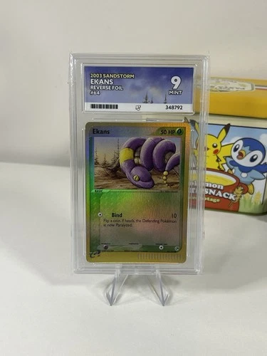 Ekans 64/100 ACE graded card