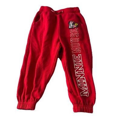Disney Junior Mickey Mouse Toddler Sweatpants 3T Fleece Cargo Joggers