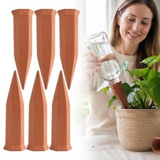 6pcs Piques Arrosage Terre Cuite Jardin Automatique pour Plantes Set