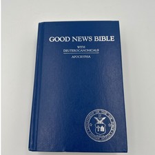 Good News Bible 1978 Deuterocanonicals Apocrypha Blue US Airforce Chaplain Ed.