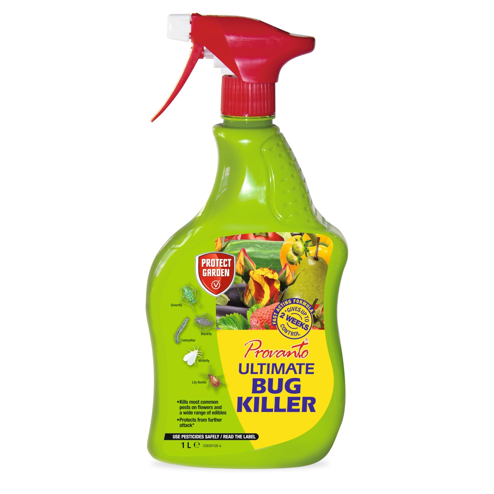 Provanto Ultimate Bug Killer, 1L - Fast Acting Spray RTU, multicolour