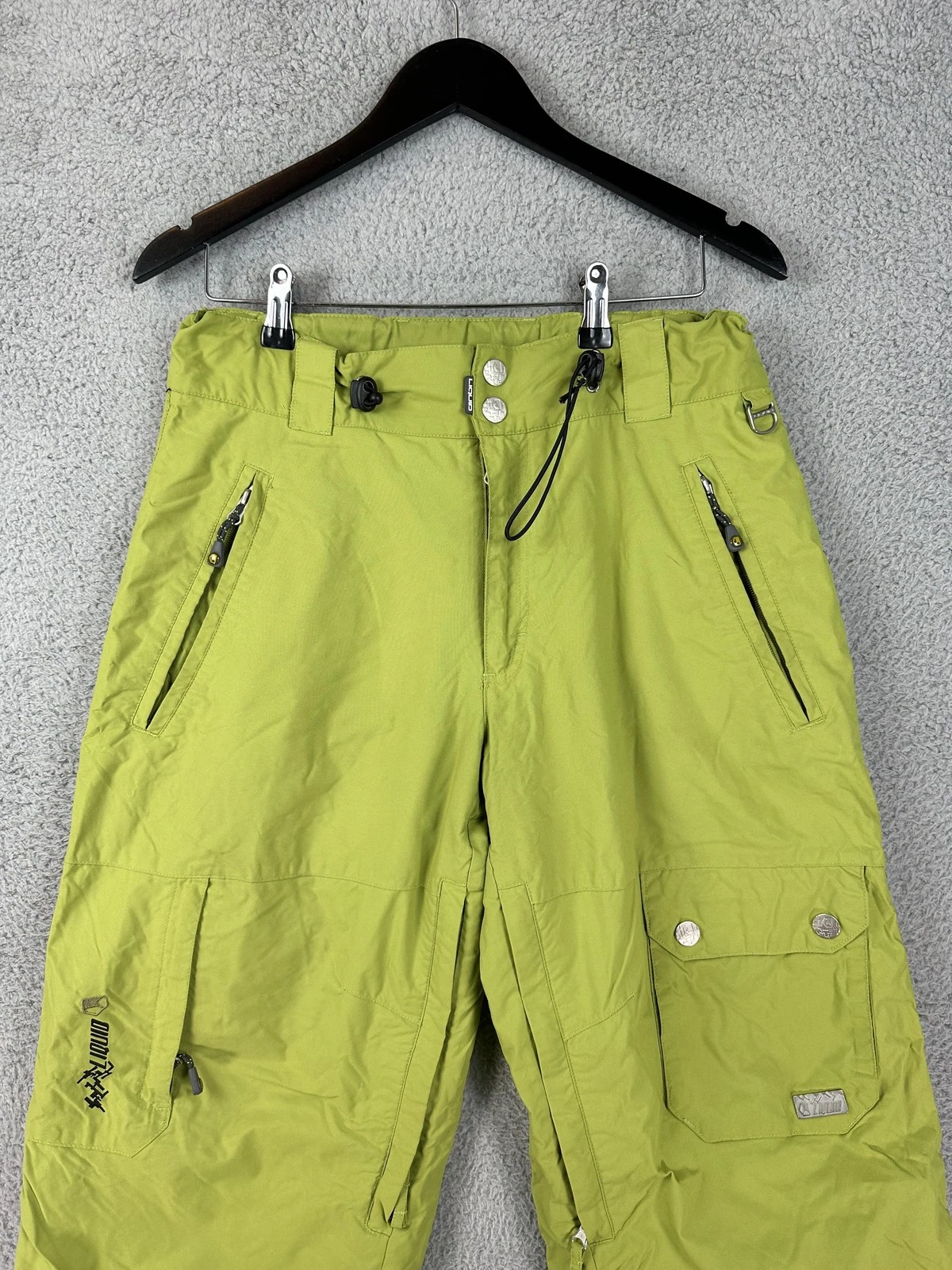 Liquid Snowboard Pants Mens Small Green Venture Series WPB 5000mm Waterproof Men