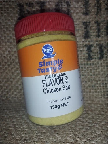 KRIO CHICKEN SALT  THE ORIGINAL FLAVON 450g NEW LINE- FREE POST - Picture 1 of 2