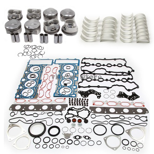 Pistons Rings Set & Gasket & Bearing Shell Kit 079103383AR Fit For Audi 4.2T - Picture 11 of 12