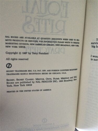 Terry Pratchett - Equal Rites - Foto 4 di 4