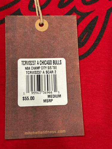 New Mitchell & Ness NBA Chicago Bulls Championship Patches Windy City Size M - Picture 7 of 8