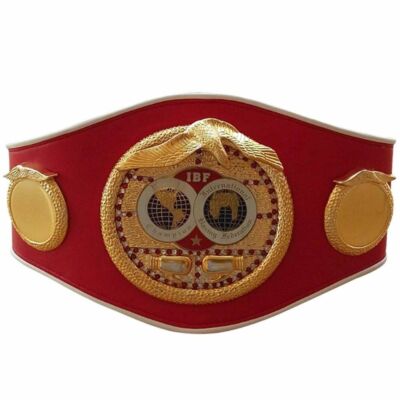 IBF World Championship Boxgürtel International Boxing Federation Erwachsene + Tasche